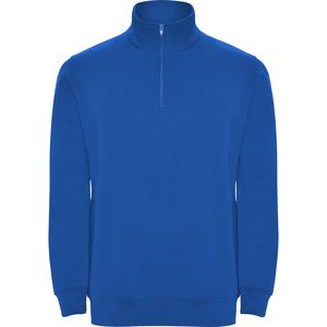 Roly SU1109 - ANETO Sweatshirt met halve rits in dezelfde kleur en staande kraag