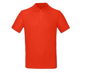 B&C BC400 - Inspire Polo-Shirt Heren Vuurrood