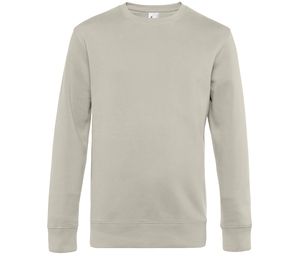 B&C BCU01K - Straight Sleeve Sweatshirt 280 KING Grijze mist