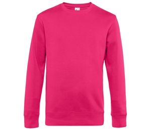 B&C BCU01K - Straight Sleeve Sweatshirt 280 KING Magenta Roze