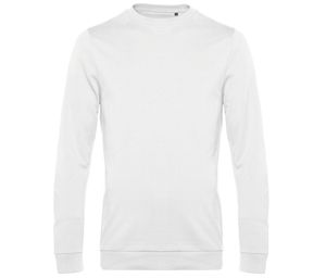 B&C BCU01W - Sweatshirt met ronde hals Wit