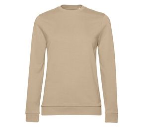 B&C BCW02W - Dames crewneck Woestijn