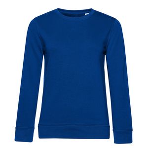 B&C BCW32B - Bio-sweatshirt voor dames met ronde hals Koningsblauw
