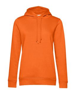 B&C BCW34B - Bio-hoodie voor dames Puur oranje