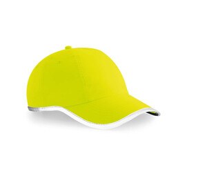 Beechfield BF035 - Reinforced high-visibility cap Fluorescerend geel