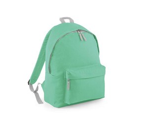 Bag Base BG125 - Fashion Backpack Mintgroen/ Lichtgrijs
