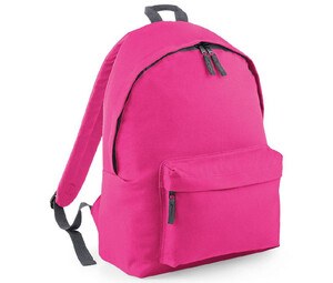 Bag Base BG125J - Modern children's backpack Fuchsia/ Grafietgrijs