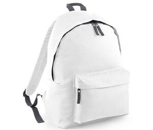 Bag Base BG125J - Modern children's backpack Wit/ grafietgrijs
