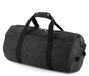 BAGBASE BG655 - Vintage canvas plunjezak Vintage Zwart