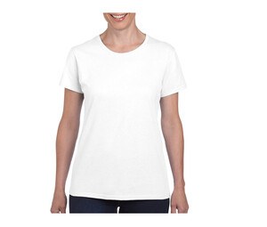 Gildan GN182 - Dames 180 T-shirt met ronde hals Wit