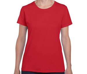 Gildan GN182 - Dames 180 T-shirt met ronde hals Rood