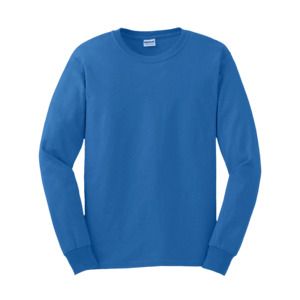 Gildan GN186 - Ultra Katoen T-shirt Lange Mouw voor volwassenen Koningsblauw