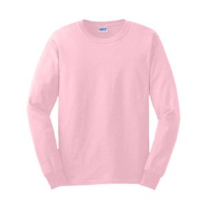 Gildan GN186 - Ultra Cotton Adult T-Shirt Lange Mouw Lichtroze