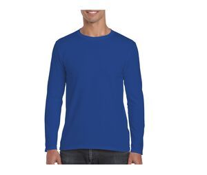Gildan GN644 - Softstyle Adult T-Shirt Met Lange Mouw Koningsblauw
