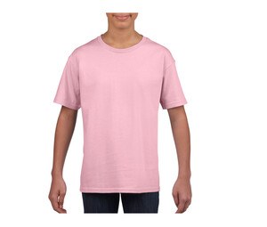 Gildan GN649 - Softstyle Jeugd T-shirt Lichtroze