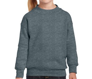 Gildan GN911 - Sweatshirt met ronde hals voor kinderen Donkere Heide