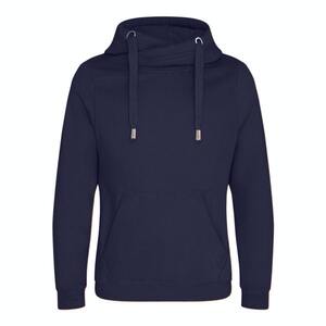 AWDIS JUST HOODS JH021 - Gekruisde Nek Sweater Marine Oxford