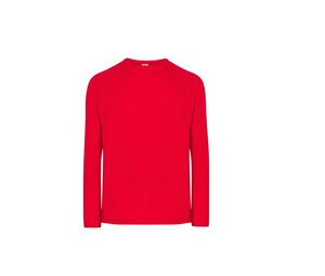 JHK JK910 - Sportshirt lange mouwen Rood