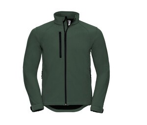 Russell JZ140 - Softshell jack Fles groen