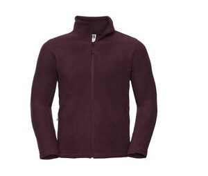 Russell JZ870 - Outdoor Fleece Met Volledige Rits Bourgondië