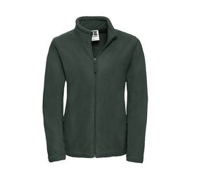 Russell JZ87F - Outdoor Fleece Met Volledige Rits Fles groen