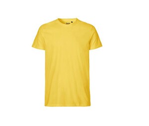 Neutral O61001 - T-shirt getailleerd heren Geel