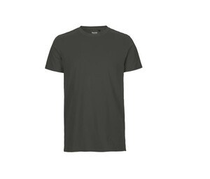 Neutral O61001 - T-shirt getailleerd heren Houtskool