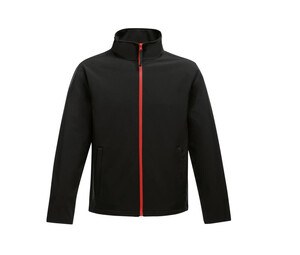 Regatta RGA628 - Softshell Jas Heren Zwart / Klassiek Rood