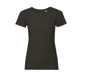 RUSSELL RU108F - Organic T-shirt woman Donkere olijf