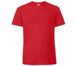 Fruit of the Loom SC200 - Ringgesponnen Premium T-Shirt Rood