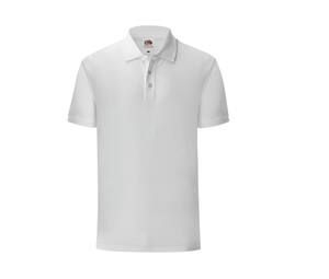 FRUIT OF THE LOOM SC3044 - ICONIC Polo Shirt Wit