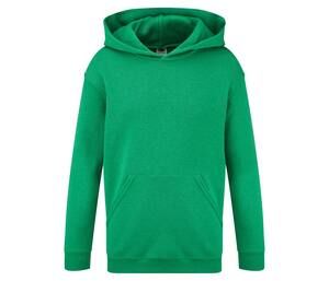 Fruit of the Loom SC371 - Hoodie Kinderen (62-034-0) Retro Heide Groen