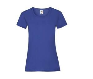 Fruit of the Loom SC600 - Dames Valueweight T-Shirt Koningsblauw