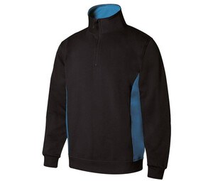 VELILLA V5704 - SWEAT BICOLORE COL ZIPPÉ