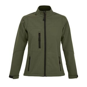 SOL'S 46800 - ROXY Dames Jas Met Ritssluiting Softshell Leger