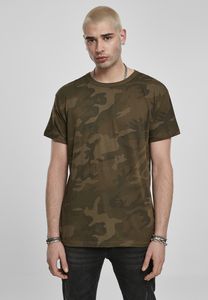 Build Your Brand BY079 - Camo T-Shirt Olijf Camo
