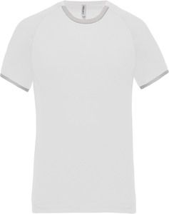 Proact PA406 - Sport-t-shirt Wit / Fijn grijs