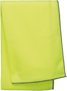 Proact PA578 - Afkoelende sporthanddoek Fluorescerend geel