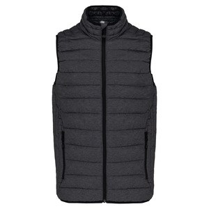 Kariban K6113 - Lichte herenbodywarmer Marl Donkergrijs