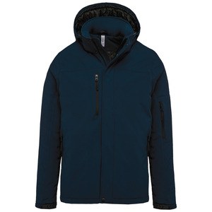 Kariban K650 - Gewatteerde softshell herenparka met capuchon