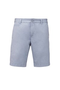 Kariban K752 - Herenbermuda met verwassen look Gewassen rokerig blauw