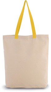 Kimood KI0278 - Shopper met plooi en contrasterend hengsel