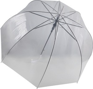 Kimood KI2024 - Transparante Paraplu Wit