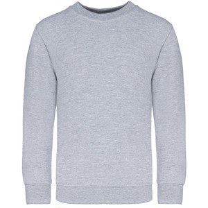 Kariban K475 - Kindersweater ronde hals Oxford grijs