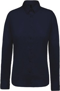 Kariban K510 - Damesblouse in popeline met lange mouwen