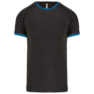 Proact PA406 - Sport-t-shirt Donkergrijze Heide / Tropisch Blauw