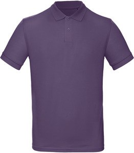 B&C CGPM430 - Men's organic polo shirt Stralend paars