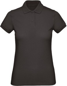 B&C CGPW440 - Ladies' organic polo shirt Zwart