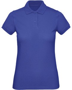 B&C CGPW440 - Ladies' organic polo shirt Kobaltblauw