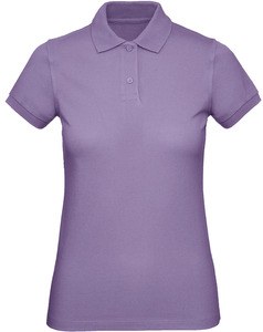 B&C CGPW440 - Ladies' organic polo shirt Duizendjarig lila